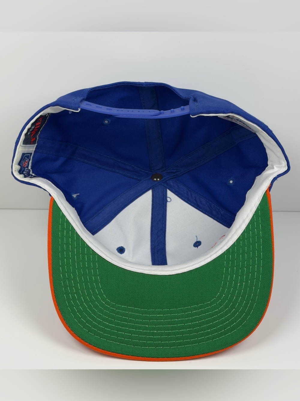 Vtg Denver Broncos Sports Specialties Snapback Hat 90s The Twill Script NWT Blue - Picture 7 of 12